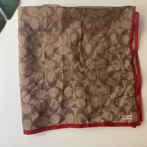 Coach vintage monogram scarf!